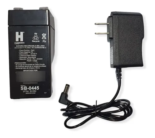 comprar Paquete De Cargador 6v Y Pila 4v Para Bascula Rhino, Torrey