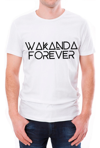 Polera Hombre Niño Wakanda Forever