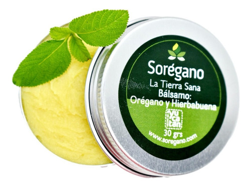  Sorégano Bálsamo De Orégano Y Hierbabuena 100% Natural Tipo de envase Lata aluminio cierre taparosca