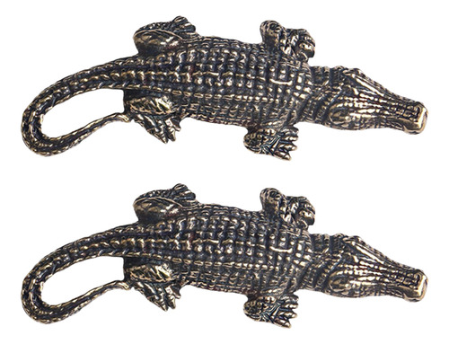 Abalorios De Cocodrilo De Latón Con Forma De Cocodrilo Para