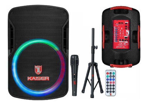 Bafle Profesional Recargable 15 30000w Bluetooth Msa-7515mx Negro
