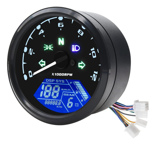 Velocímetro Para Motocicleta Tacómetro Rpm Km/h Impermeable