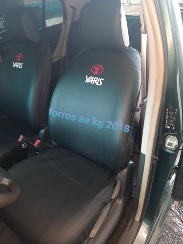 Forros De Asientos Semicuero Bipiel Toyota Yaris 4ptas 06 09