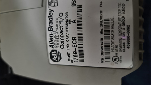 Allen Bradley 1769 Ecr Compact I/o (Usado)