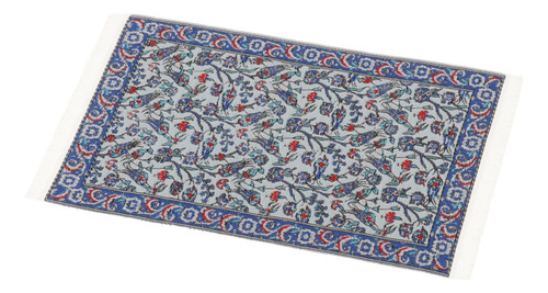 2 Mini Alfombra Tejida Para Casa De Muñecas, Alfombra De