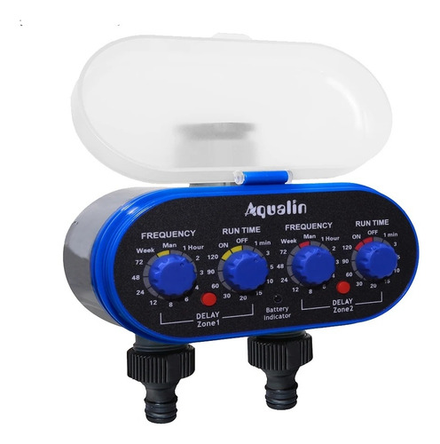 Programador De Riego Témporizador Doble Salida Válvula Bola