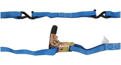 Imagen 2 de 7 de Cinta Amarre 25 Cm X 45 Mts Con Crique Gancho S (juego X 2