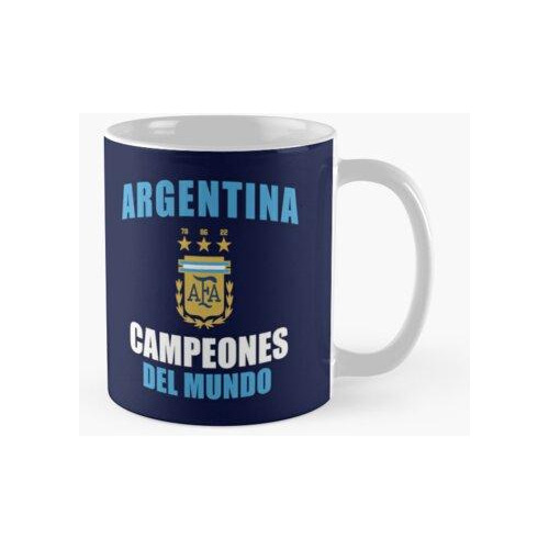 Taza Argentina Campeona Mundial 2022 Calidad Premium