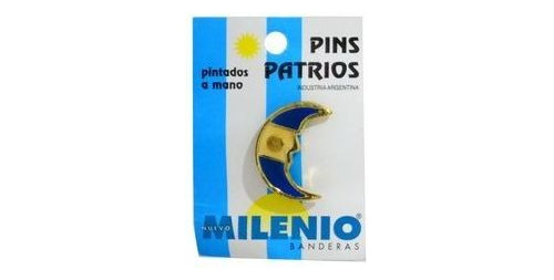 Pins/escarapela Milenio Motivos Patrios X10 2030/2090 Luna