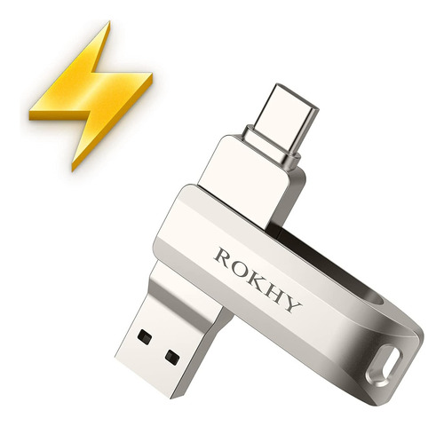 Unidad Flash Usb De 256 Gb Tipo C Ambos 3.1 Tech - 2 En 1 Un