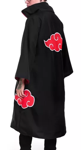 Manto Akatsuki Cosplay + Bandana Naruto Aldeia Folha Coleção em Promoção na  Americanas