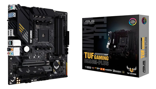 Placa Mãe Asus Tuf Gaming B550m-plus B550 Amd Am4 Matx Ddr4 Preto