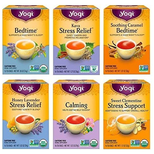 Caja De Tè Yogi Tea - Paquete De Muestras De Té De Hierbas