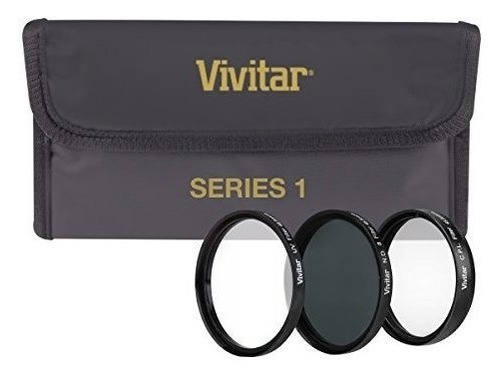 Juego De Filtros Vivitar 3 Piezas Multi-coated Hd (40.5mm Uv