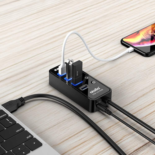 Hub Usb 3.0 Atolla 4 Portas Super Speed Usb 3 Hub Splitter
