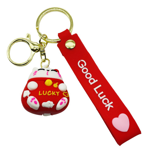 Llavero Lucky Llavero Cute Character Luck» Cartoon Cat