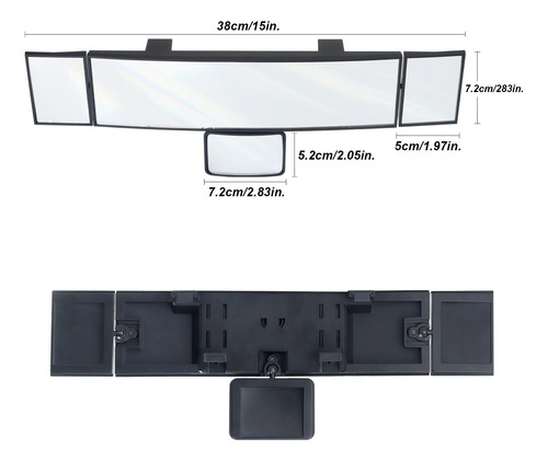 Espejo Retrovisor Genérico Para Coche, Espejo Retrovisor