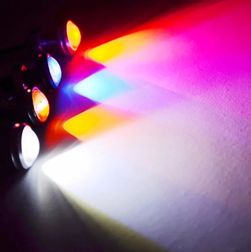 Luz Led Ojo De Aguila 18 Mm Para Moto O Carro Alta Potencia