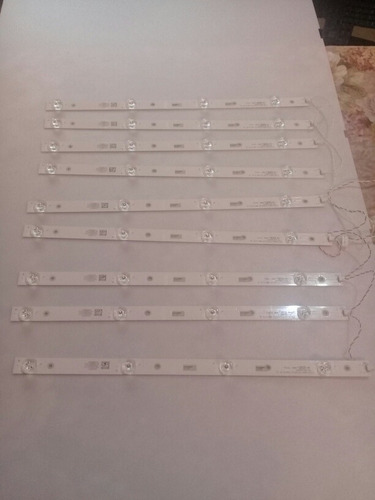 Kit Tiras De Led Tv Sanyo Modelo Lce49su8350