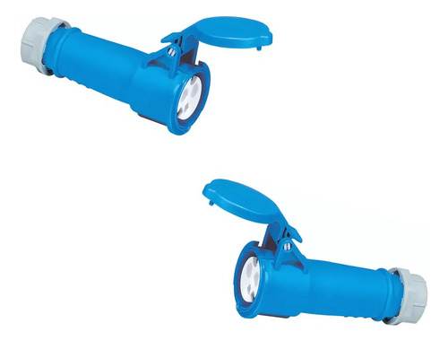 Tomada Industrial Weg - Ciw 16a 3 Polos 6h (12821541) Cor Azul