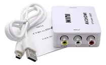 Comprar Conversor Rca Av A Hdmi Full Hd 1080p 720p Rca Adaptador