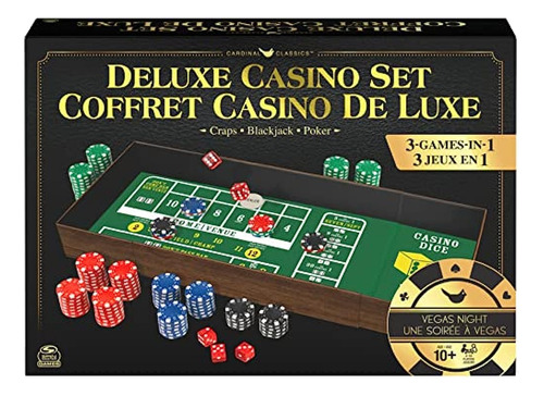 Juego De Casino De Lujo, 3 Juegos Clásicos En 1: Dados, Blac