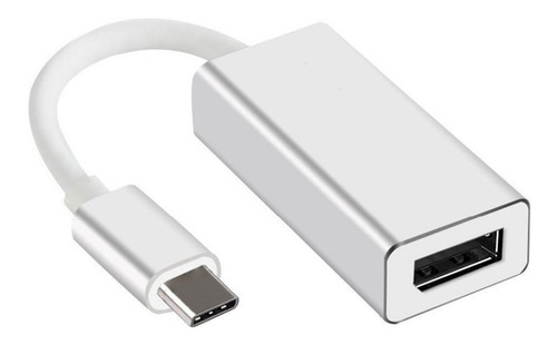 Adaptador Conversor De Usb-c Tipo C A Display Port Dp Hembra