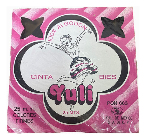 Cinta Bies Yuli Premuim 100 % Algodón 25mm Ancho Con 25mt Color Azul Marino Cinta Bies Yuli 25 Mm