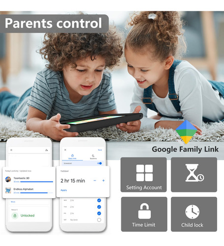 Tablet Yacxbtk For Kids 10.1'' Android 14 8gb+64gb 6000mah