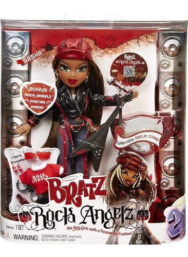 Bratz Rock Angeles Muñeca Sasha De Edición Especial 20 Años