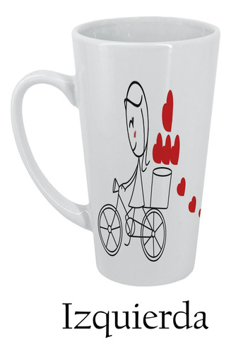 Taza Cónica 17oz Atrapando Corazones