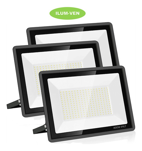 Reflector Led 400w Ip67 Multivoltaje Ilum-ven Mayor Y Detal