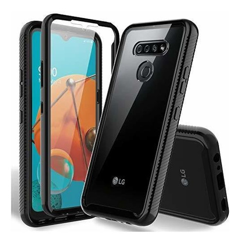 Hatoshi - Funda Para LG K51 Con Protector De Pantalla Integr