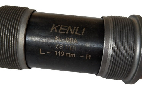Imagen 2 de 4 de Eje Central Con Rodamiento Sellado De Cuadrante 119mm Kenli