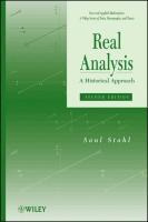 Libro Real Analysis : A Historical Approach - Saul Stahl