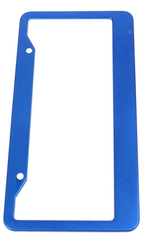 Porta Placa Metal Azul Deportivo Auto Camioneta