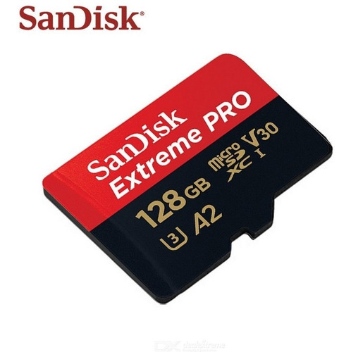 Memoria Microsd Sandisk Extreme Pro 128gb U3 C10 4k 170mbs