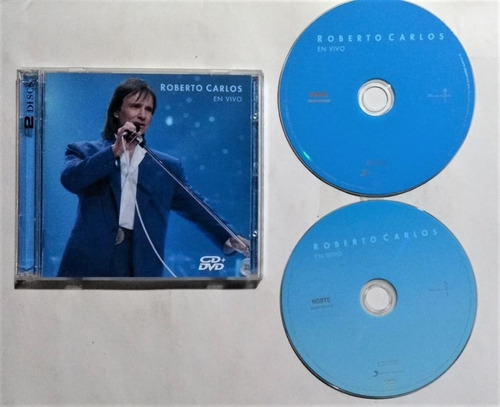 Roberto Carlos En Vivo Cd Dvd 2009 De Coleccion