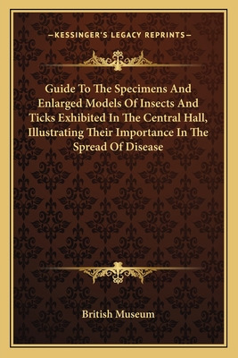 Libro Guide To The Specimens And Enlarged Models Of Insec...