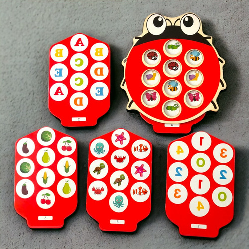 Juegos Didáctico De Memoria Montessori Aprendizaje Temprano