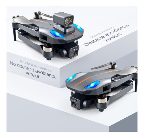 Drone Semiprofesional Gps Evita Obstáculos Motor Brushless Color Negro