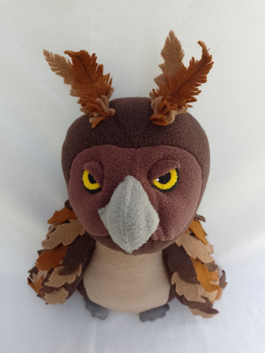Ñacurutú Búho Lechuza Peluche Animalito Autóctono De Uruguay