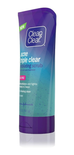Exfoliante Facial Clean & Clear, Para Eliminar El Acné,