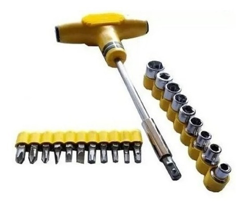 Kit Herramientas Juego De Tubos T 24 Piezas Set Completo