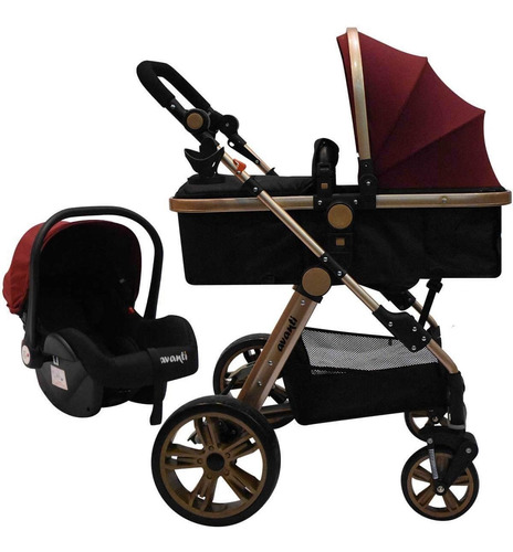 Imagen 2 de 10 de Cochecito Bebe Avanti Convertible En Moisés 3 En 1 Huevito