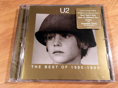 U2 The Best Of 1980-1990 Cd Usa 1998 Sellado 1ra Edicion