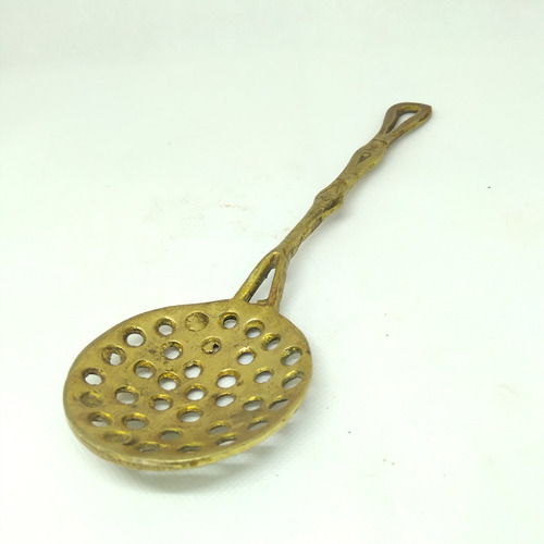 Espumadera De Bronce Decorativa (Usado)