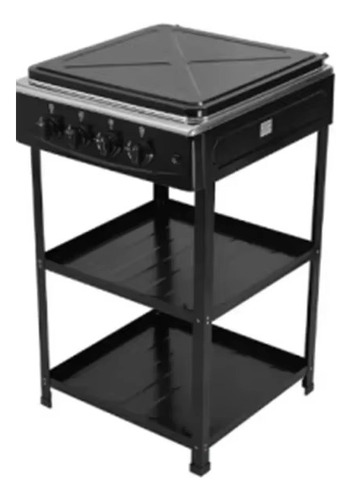 Cocina A Gas De Sobremesa 4 Quemadores Con Patas