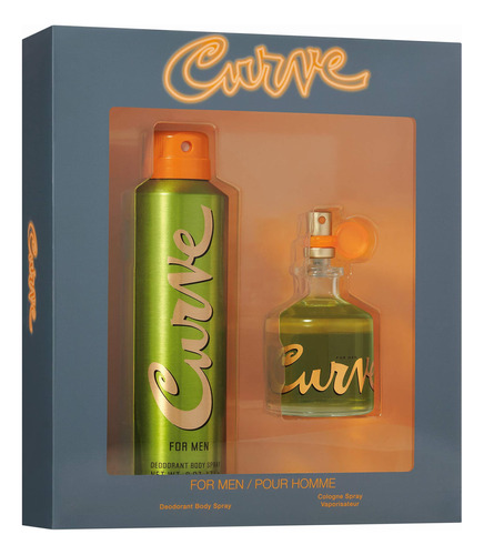 Curve For Men - Fragancia Para Hombre, Estuche De Regalo Par