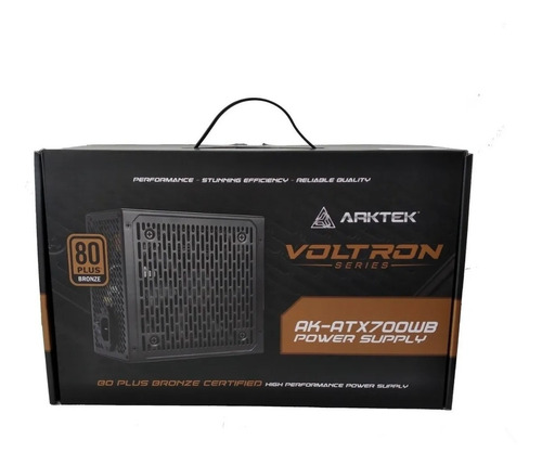 Fuente Pc Gamer Arktek 700w 80 Plus Bronce 120mm 4 X Pci 6+2